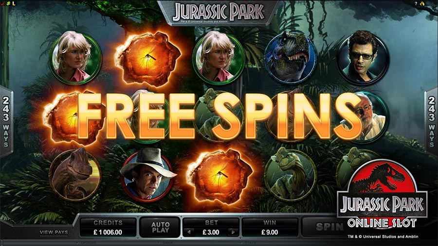 Jurassic Park slot machine
