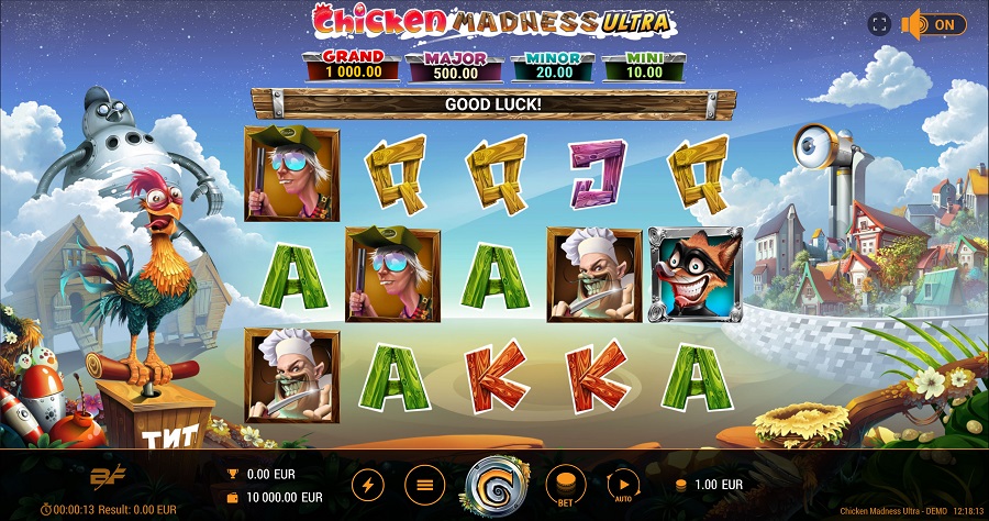 Erkunde das Ultra-Spiel Chicken Madness