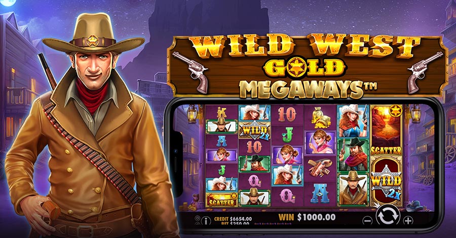 Machine à sous western en ligne Wild West Gold Megaways