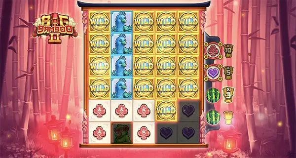 rouleaux slot bambou